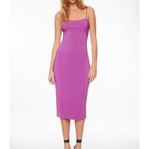Dynamite Elegant Mauve (Pink/Purple) Midi Dress worn once